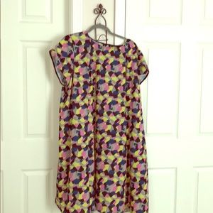Eloquii NWOT Neon Print Dress